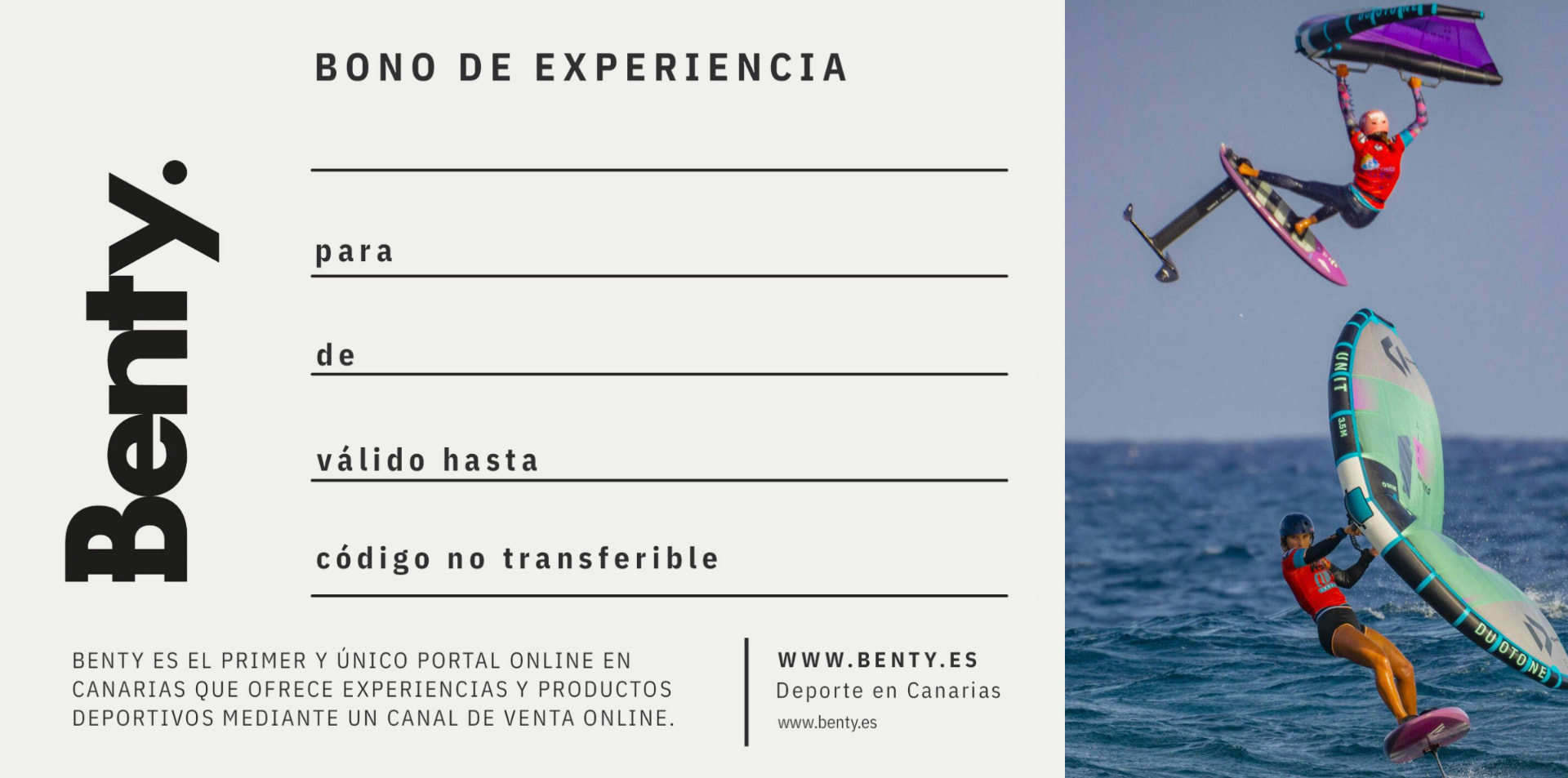 Benty Experience Voucher — Wingfoil Session