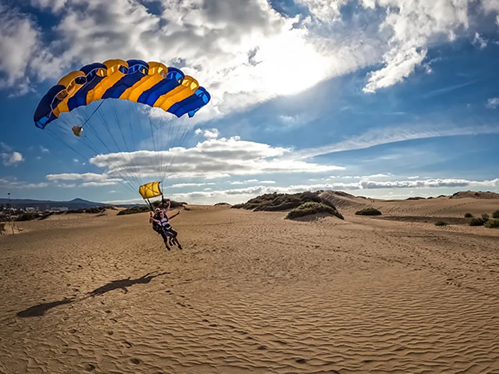 Skydiving a Gran Canaria — lancio in paracadute in tandem — 4