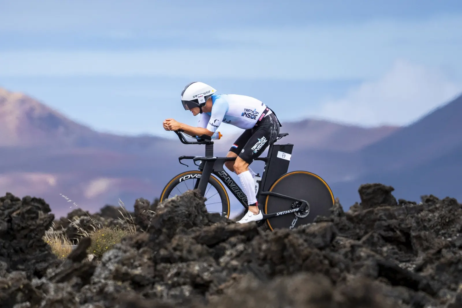 Ironman Lanzarote — cycling leg on volcanic roads