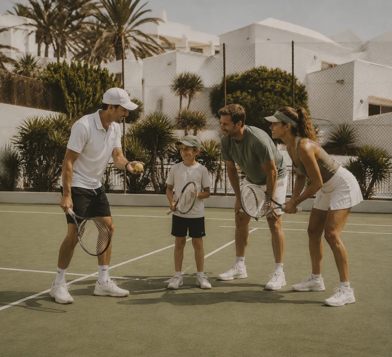 Familiensport auf Lanzarote
