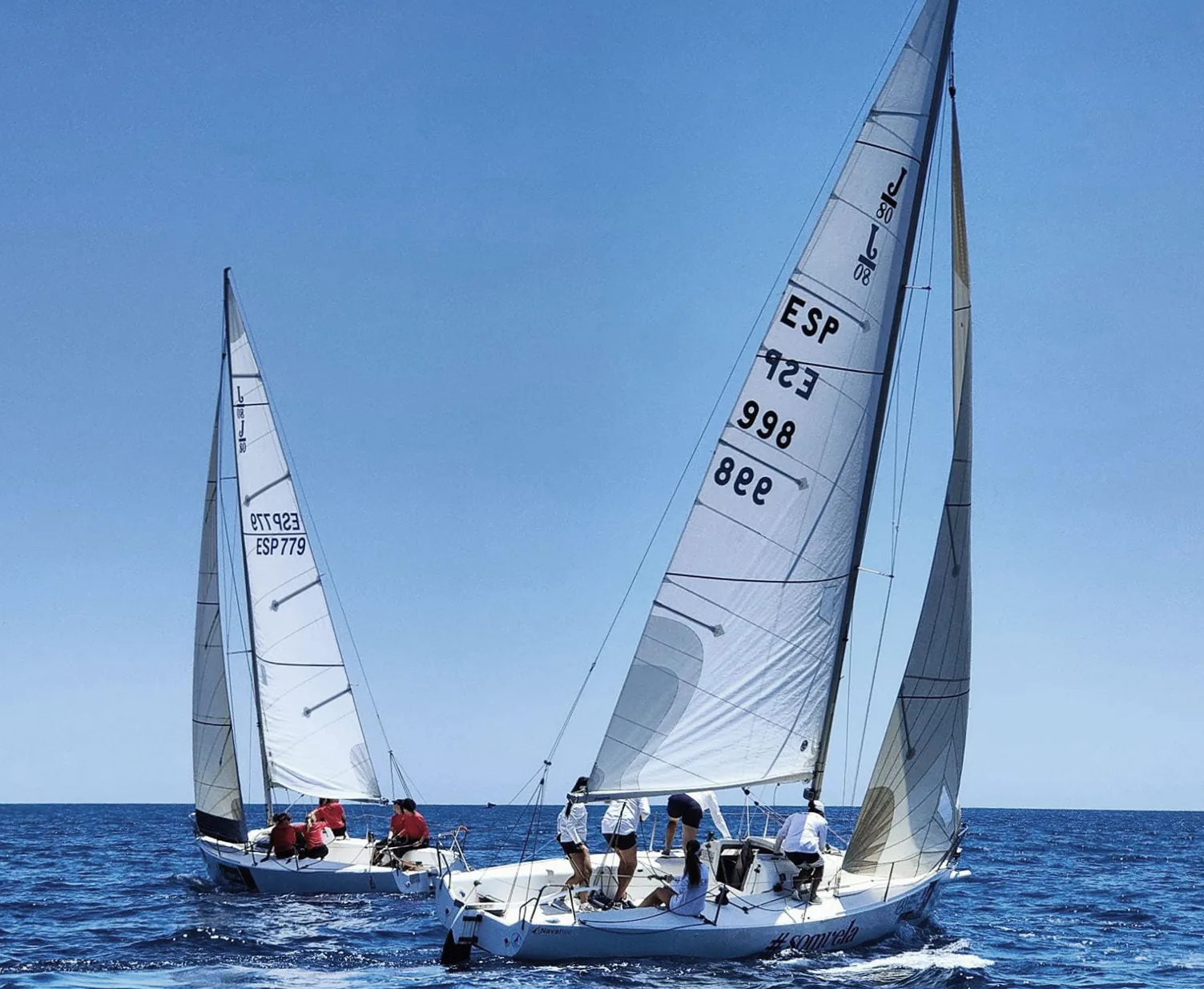 Navegación en velero de regata