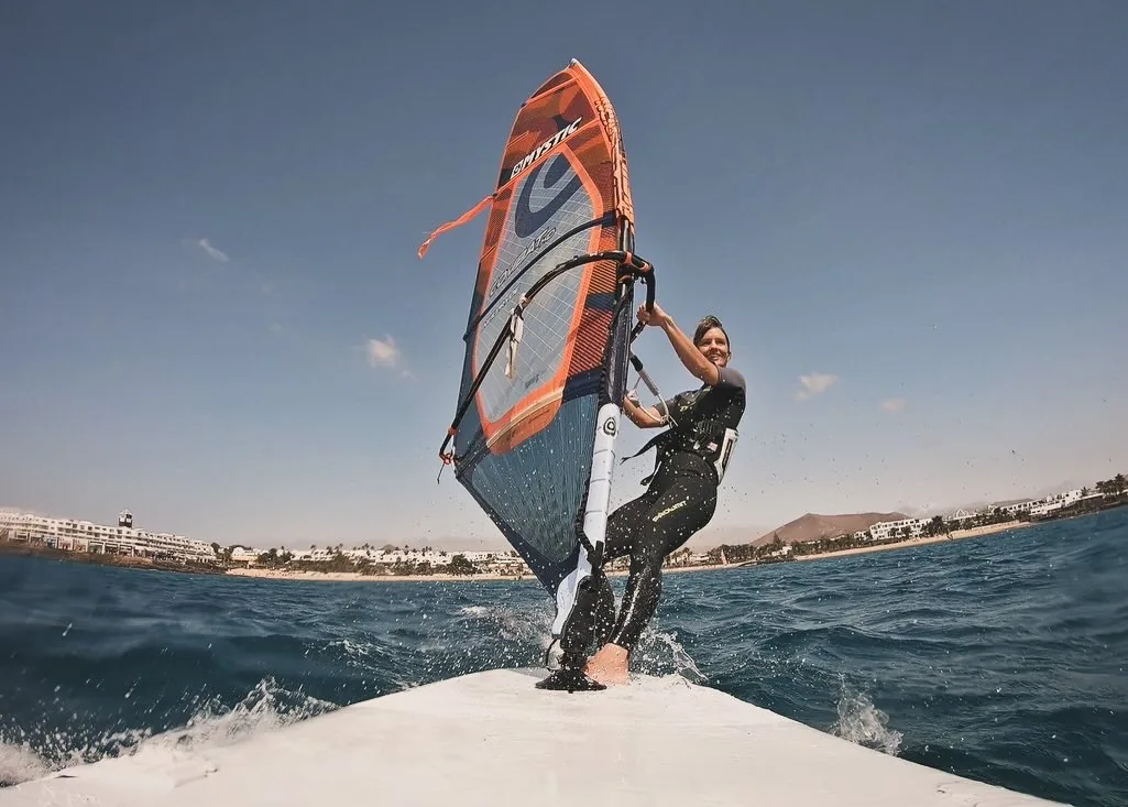 Windsurfing in Lanzarote — 2