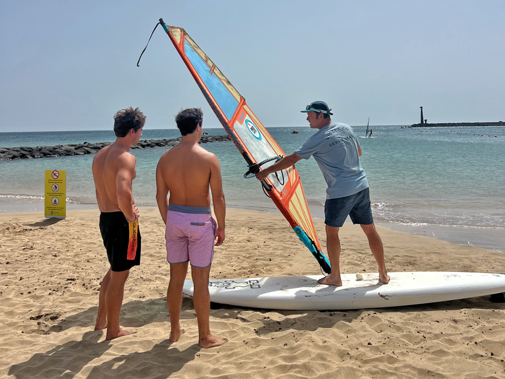 Windsurf clase principiante