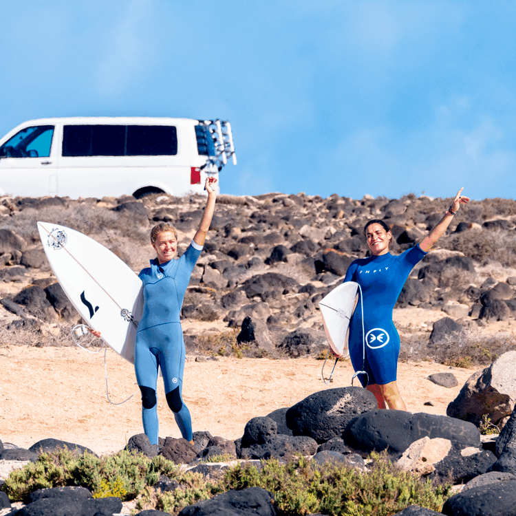 Clase de surf principiantes
