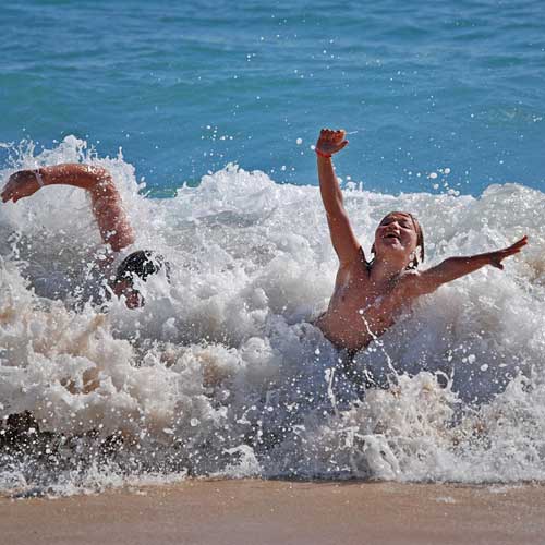 Sesion de surf Lanzarote en familia
