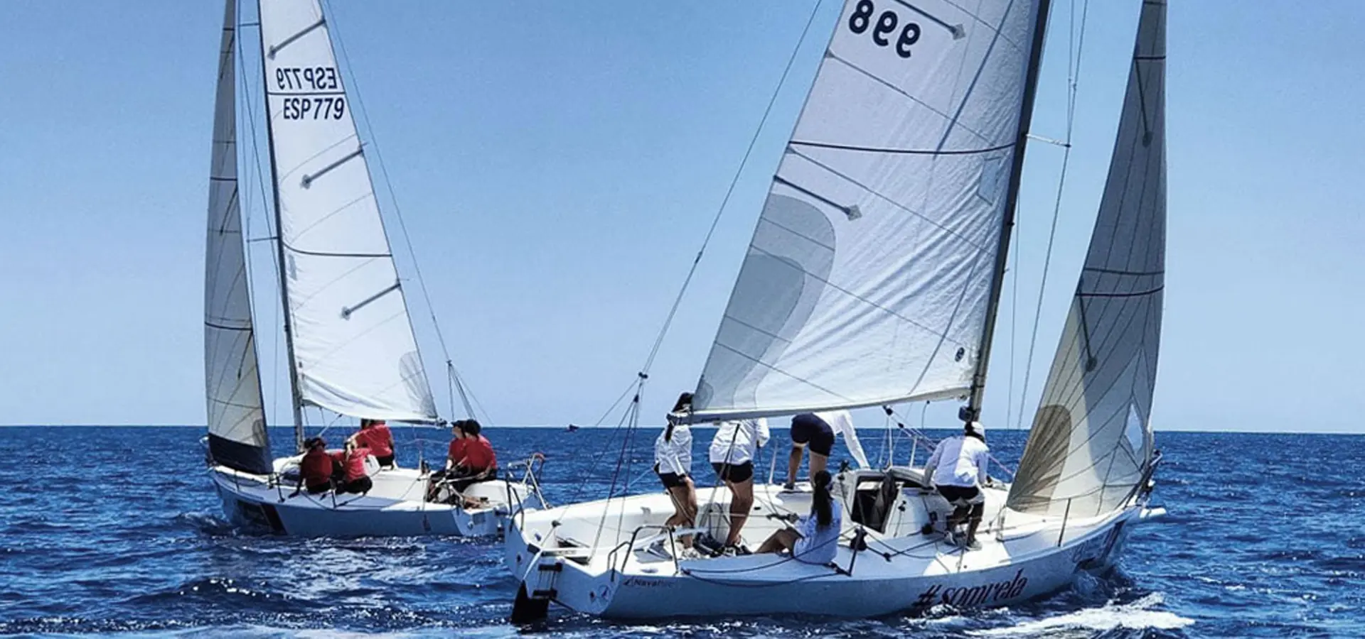 Navegación regata barco vela Lanzarote